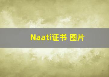 Naati证书 图片